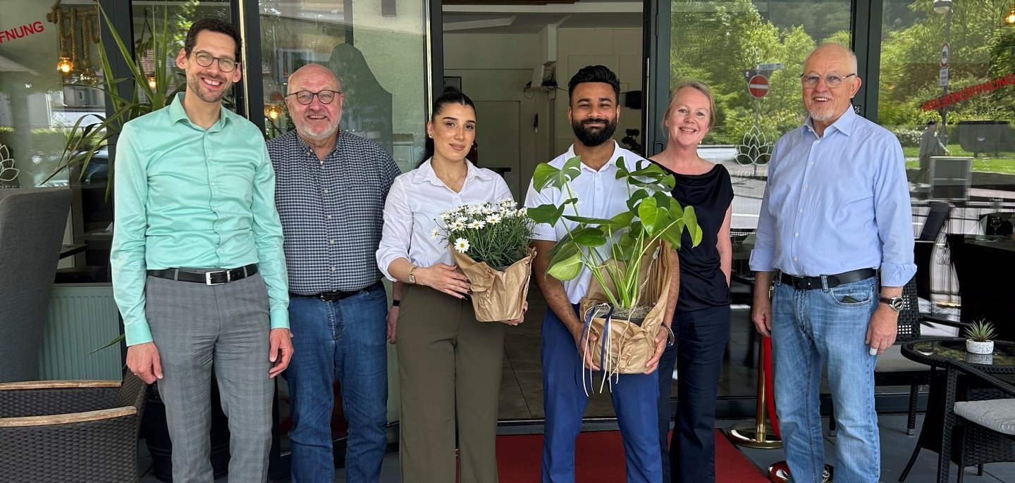Bild der Neueröffnung des Indischen Spezialitätenlokals Riyasat-E-Punjab"